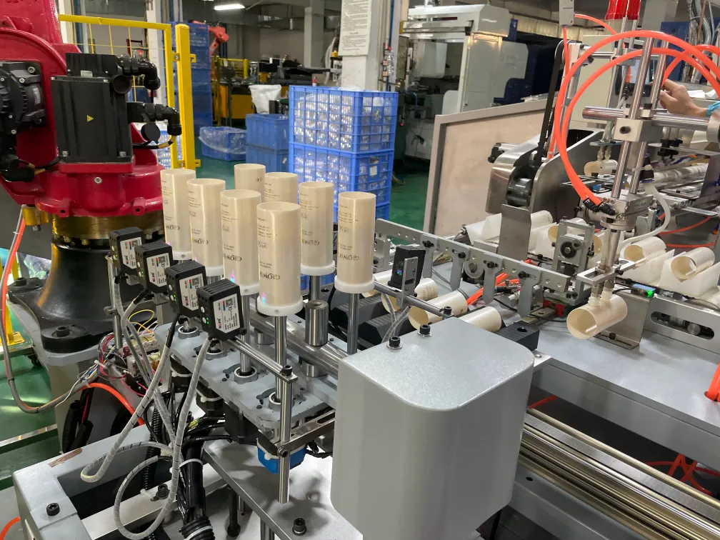 Automatic production output area