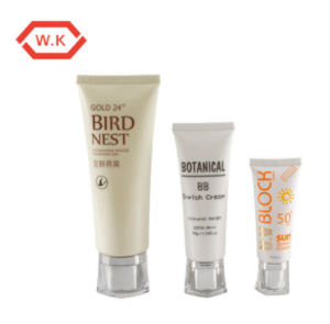 D25mm PE Cosmetic Squeeze Tube Acrylic Acrylic Pentagon Cap for Skincare Custom Color Printing OEM Manufacturer