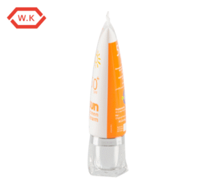 D25mm PE Cosmetic Squeeze Tube Acrylic Acrylic Pentagon Cap for Skincare Custom Color Printing OEM Manufacturer detail thumb