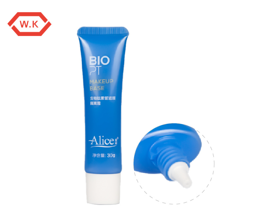 D25mm PE Make-up-Squeeze-Röhre Flacher Acrylverschluss für Make-up, kundenspezifischer Farb-Print, OEM-Hersteller
