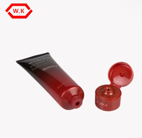 D50mm PE Kosmetik Sıkma Borusu Flip Top Bağlayıcı üçün Dəriyə qulluq, Xüsusi Rəng Çapı OEM İstehsalçı