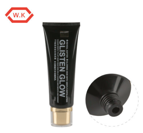 D40mm PE Cosmetic Squeeze Tube Acrylic Cap for Skincare Custom Color Printing OEM Manufacturer