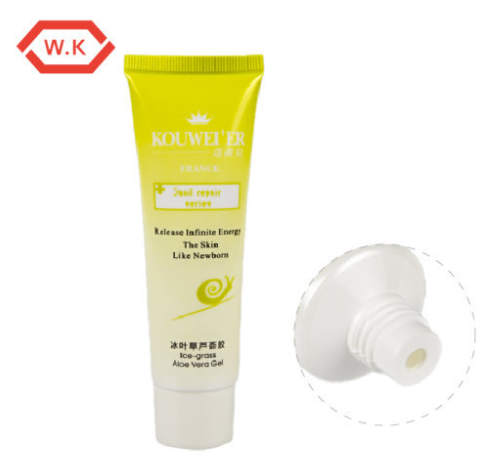 D19mm PE Kosmetik Sıkma Borusu Vida Bağlayıcı üçün Dəriyə qulluq, Xüsusi Rəng Çapı OEM İstehsalçı